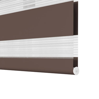 Zebra blind 80.9x175 cm Fabric Width 76.7 cm coffee