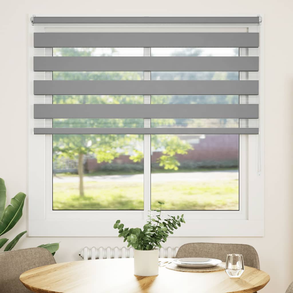 Zebra blind 120.9x175 cm Fabric Width 116.7 cm grey