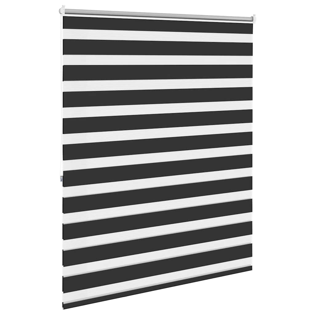 Zebra blind 140.9x175 cm Fabric Width 136.7 cm black
