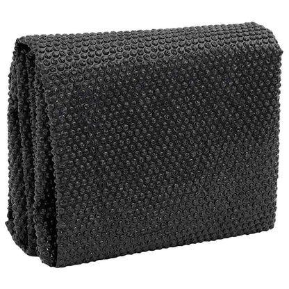 Floating Rectangular PE Solar Pool Film 19.8 x 13.1 ft Black