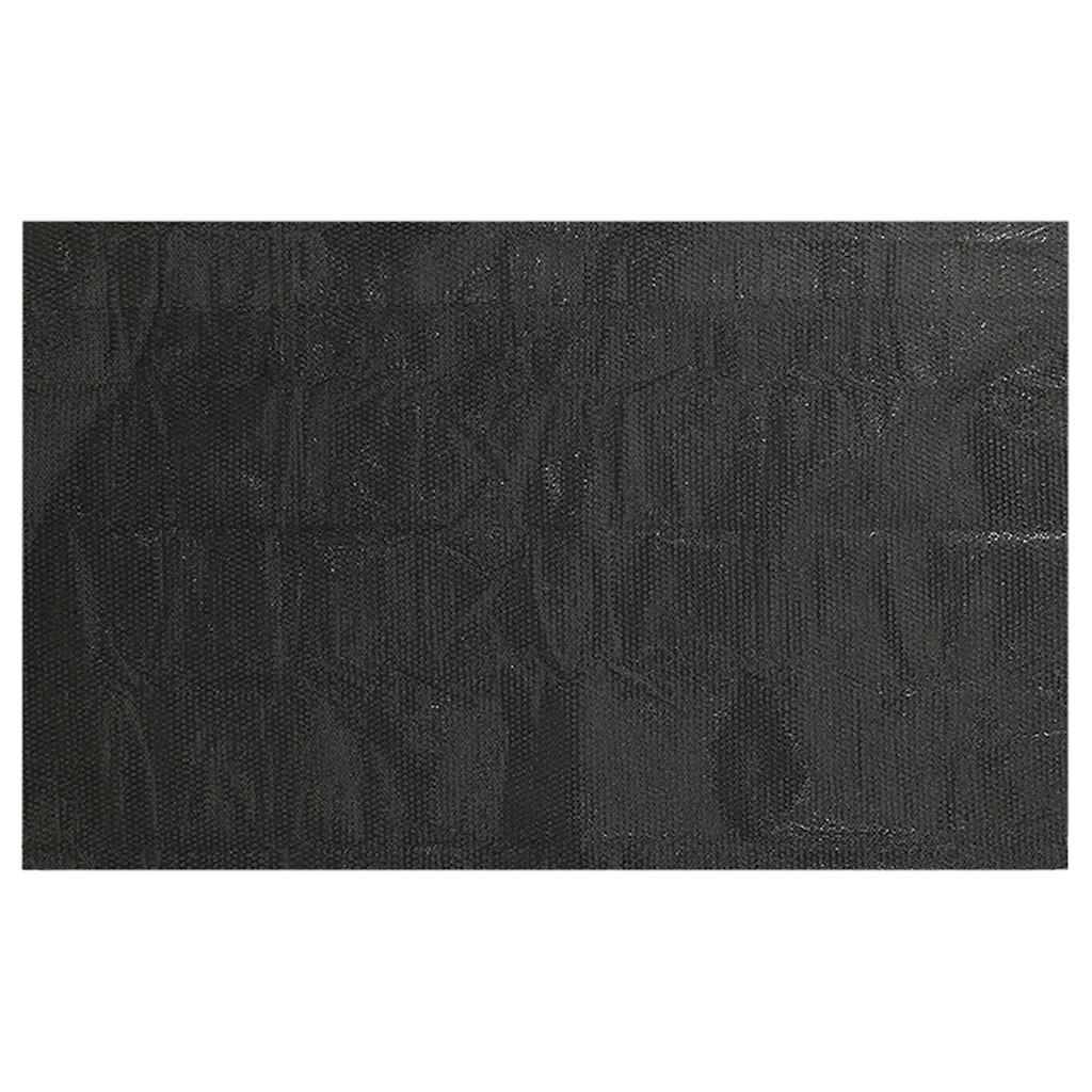 Floating Rectangular PE Solar Pool Film 19.8 x 13.1 ft Black