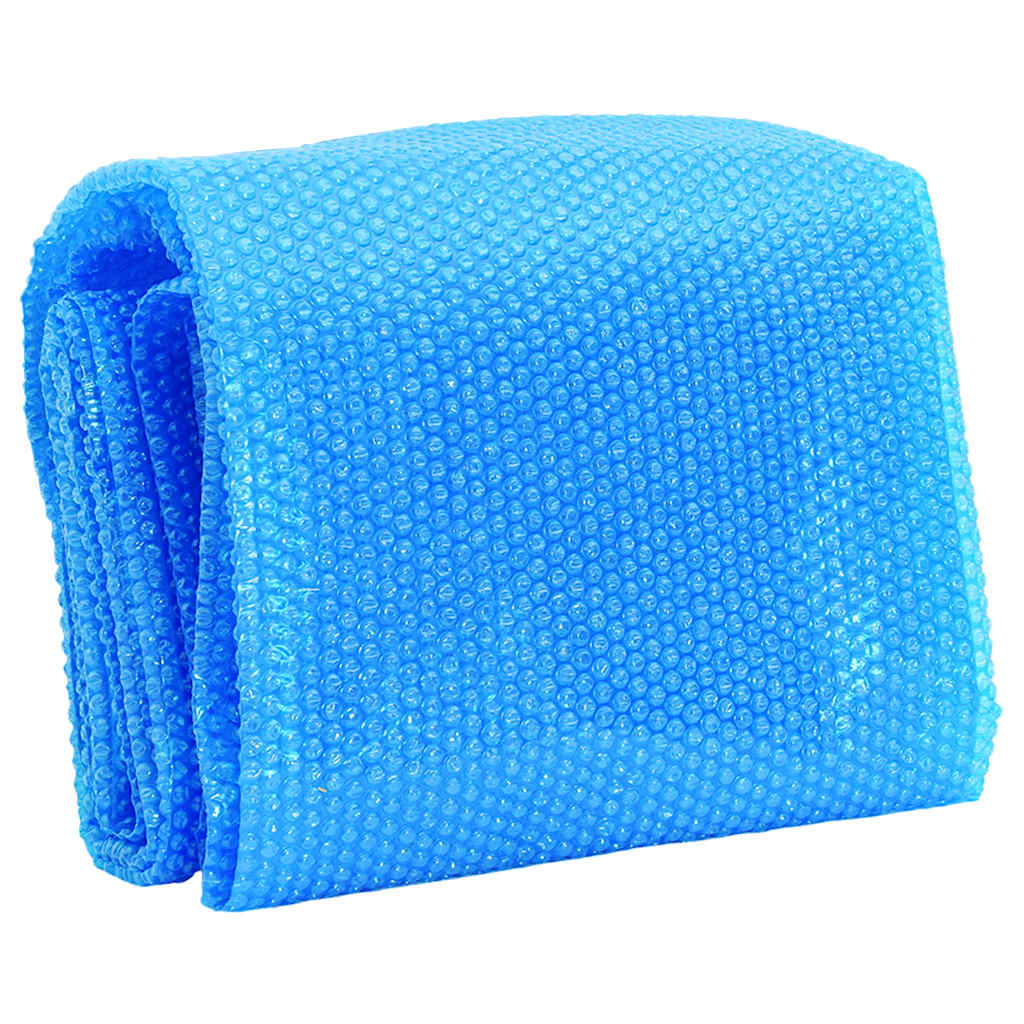 90343 vidaXL Floating Round PE Solar Pool Film 250 cm Blue