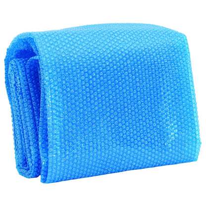 90343 vidaXL Floating Round PE Solar Pool Film 250 cm Blue