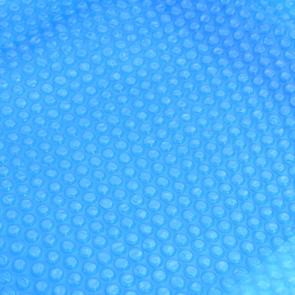 90344 vidaXL Floating Round PE Solar Pool Film 300 cm Blue