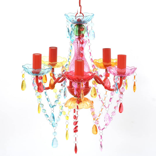 Artificial Crystal Glass Ceiling Light | Multicolour