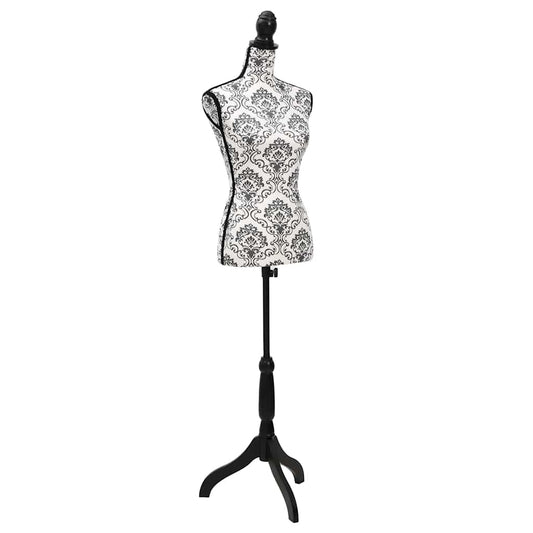 Female Mannequin | Black and White | Polyester | Adjustable