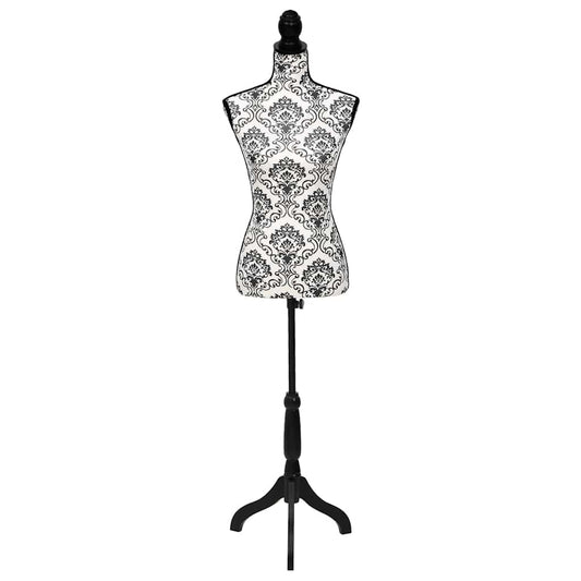 Female Mannequin | Black and White | Polyester | Adjustable
