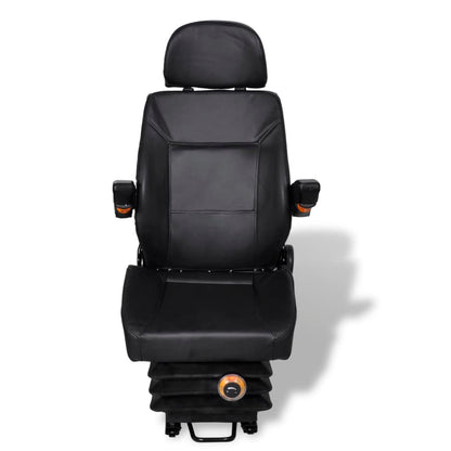 Tractor Seat Black Steel Universal fit for tractors