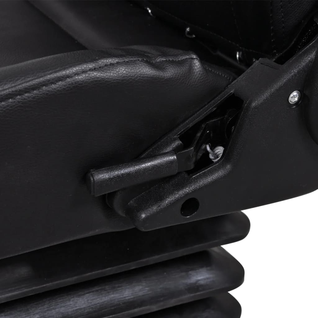 Tractor Seat Black Steel Universal fit for tractors