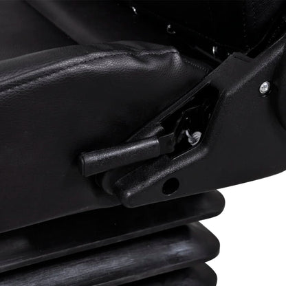 Tractor Seat Black Steel Universal fit for tractors