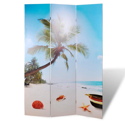 Folding Room Divider 120x170 cm Beach