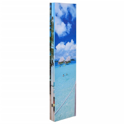 Folding Room Divider 160x170 cm Beach