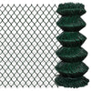 Chain Link Fence Steel 0,8x15 m Green
