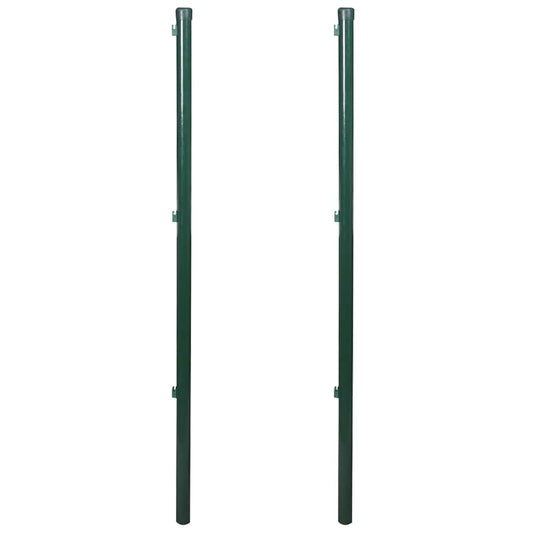 140364 vidaXL Fence Posts 2 pcs 115 cm