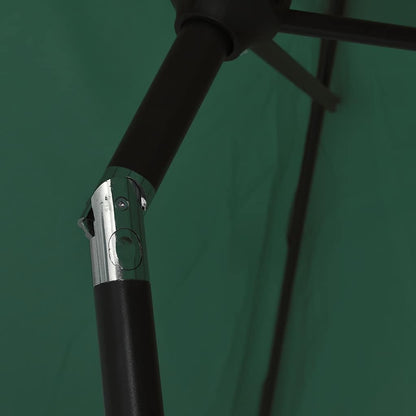 Parasol | Green | Polyester, Steel | 200 x 300 cm | Foldable | Parasol