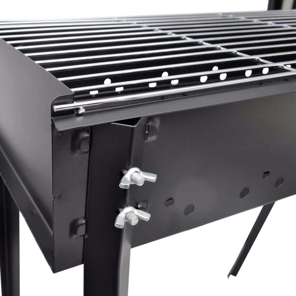 BBQ Stand Charcoal Barbecue Square 75 x 28 cm