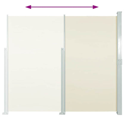 Patio Terrace Side awning 160 x 300 cm Cream Colour