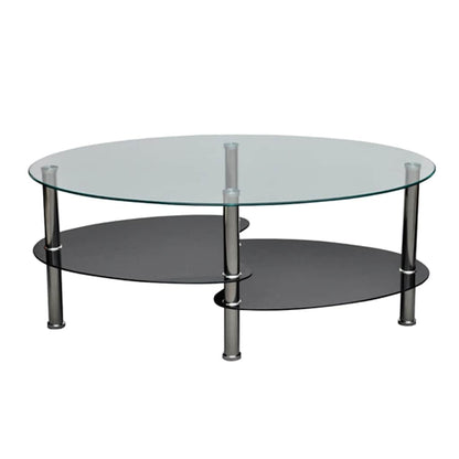 Coffee Table | Black | Tempered glass, Metal | Medium | Stylish Design
