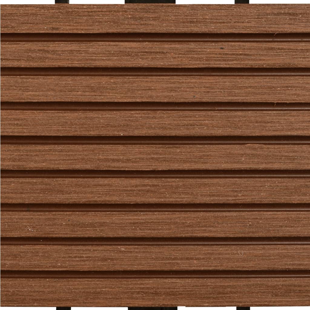 WPC Tiles 30x30cm 11pcs 1m2 Brown