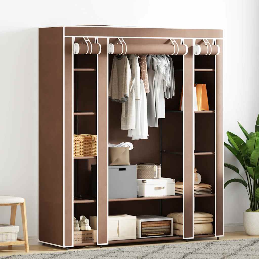 Cabinet | Brown | Non-woven fabric, Iron | Medium | Collapsible