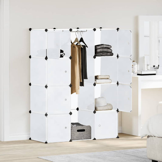 Modular Storage | White | Plastic and chromed steel wire | Medium