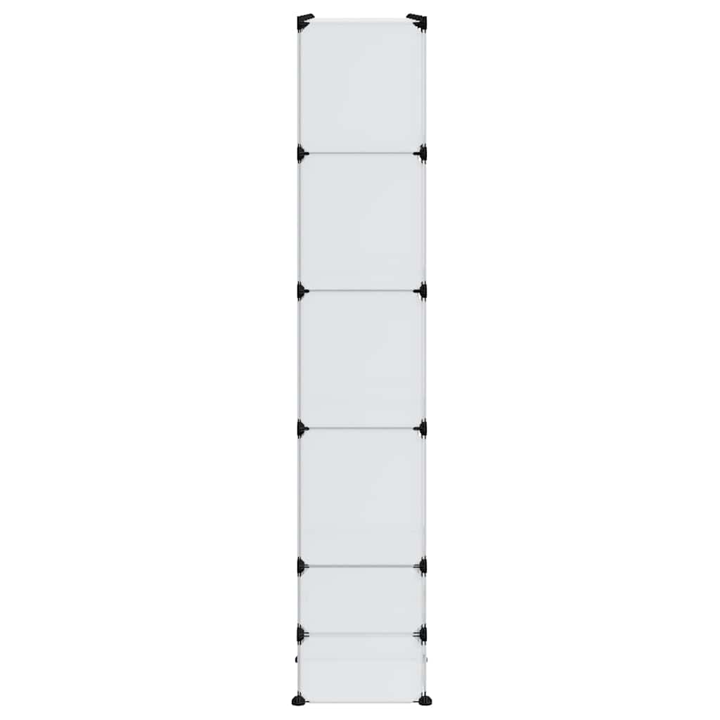 Modular Cabinet 18 Compartments White 37x146x180.5 cm