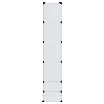 Modular Cabinet 18 Compartments White 37x146x180.5 cm