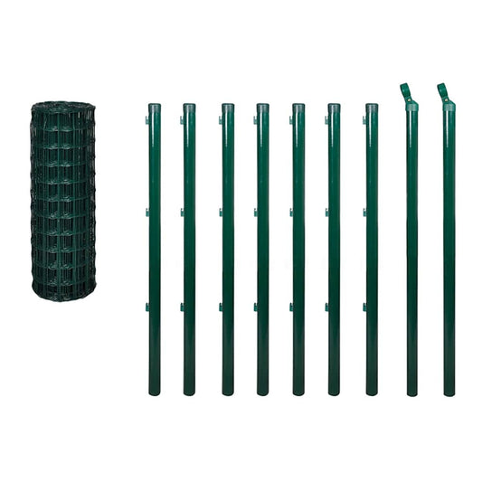 Euro Fence Steel 10x0.8 m Green