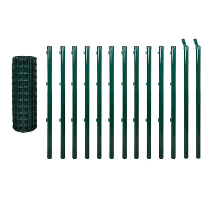 Euro Fence Steel 25x0.8 m Green