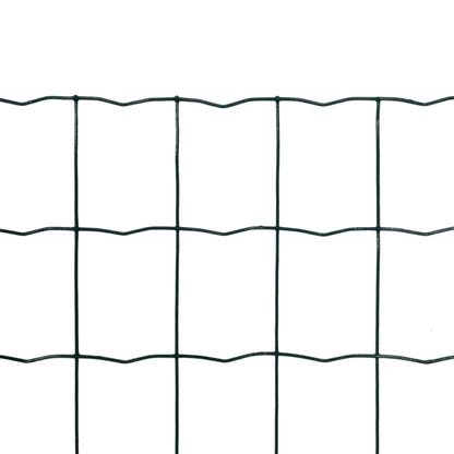 Euro Fence Steel 32.8ftx3.3ft Green
