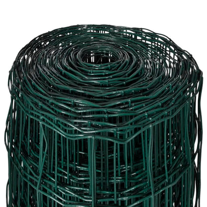 Euro Fence Steel 32.8ftx3.3ft Green