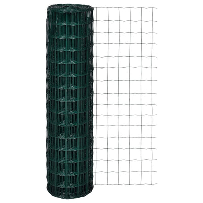 Euro Fence Steel 25x1.5 m Green