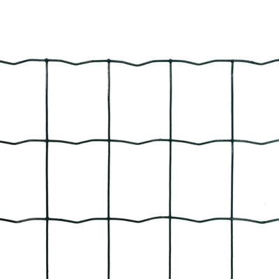 Euro Fence Steel 25x1.5 m Green
