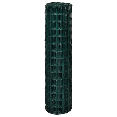 Euro Fence Steel 25x1.5 m Green