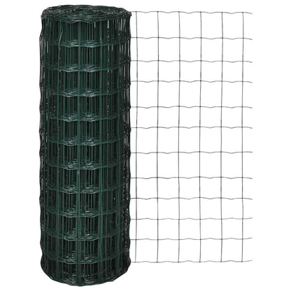 Euro Fence Steel 10x1.5 m Green