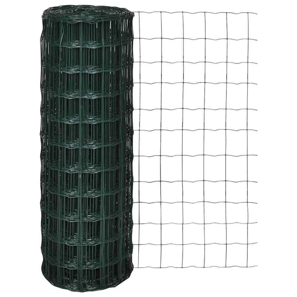 Euro Fence Steel 82ftx3.3ft Green