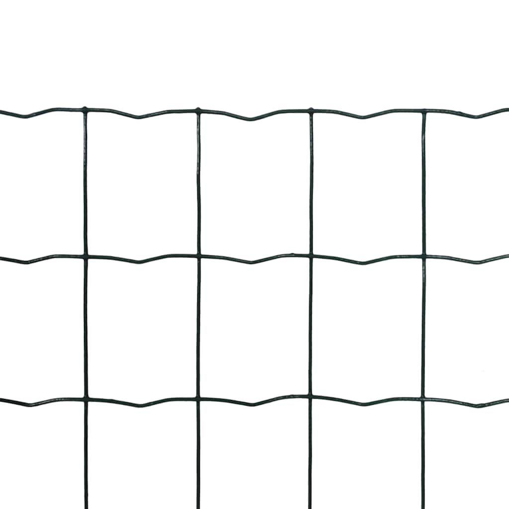 Euro Fence Steel 82ftx3.3ft Green