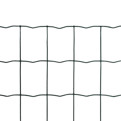 Euro Fence Steel 82ftx3.3ft Green