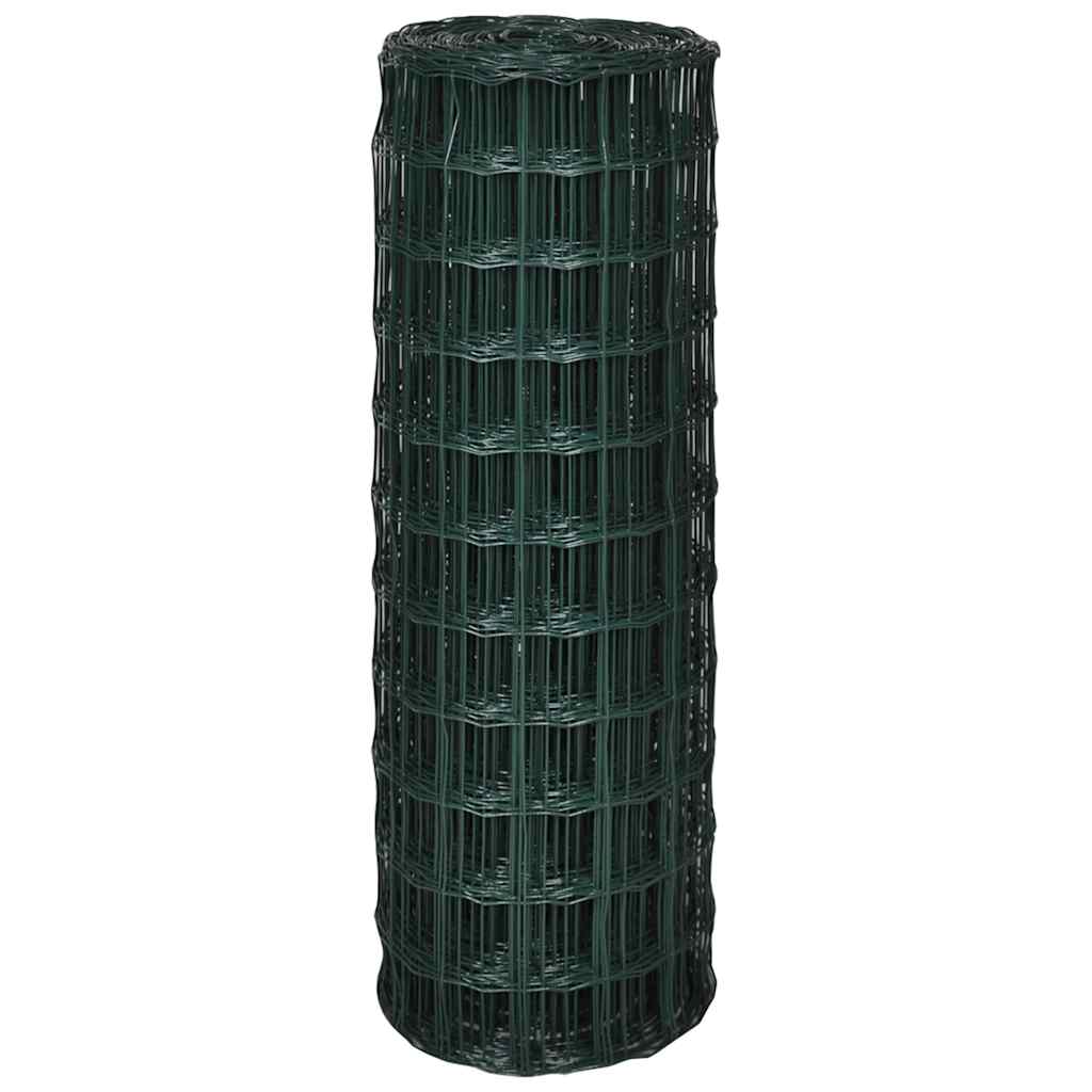 Euro Fence Steel 82ftx3.3ft Green
