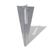 Fence Post Spikes 2 pcs Steel
