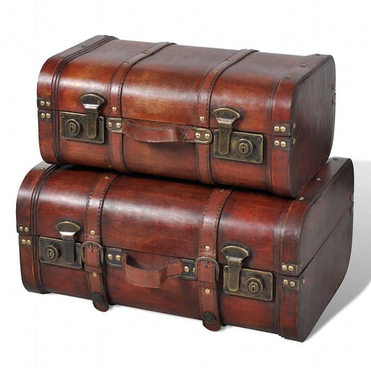 Storage Box | Brown | Plywood | Large and Small | Storage Trunk