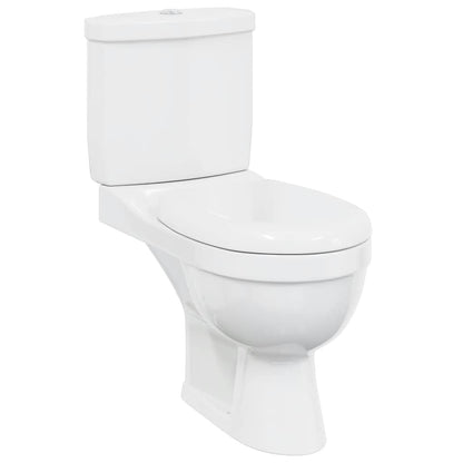 Toilet With Cistern White