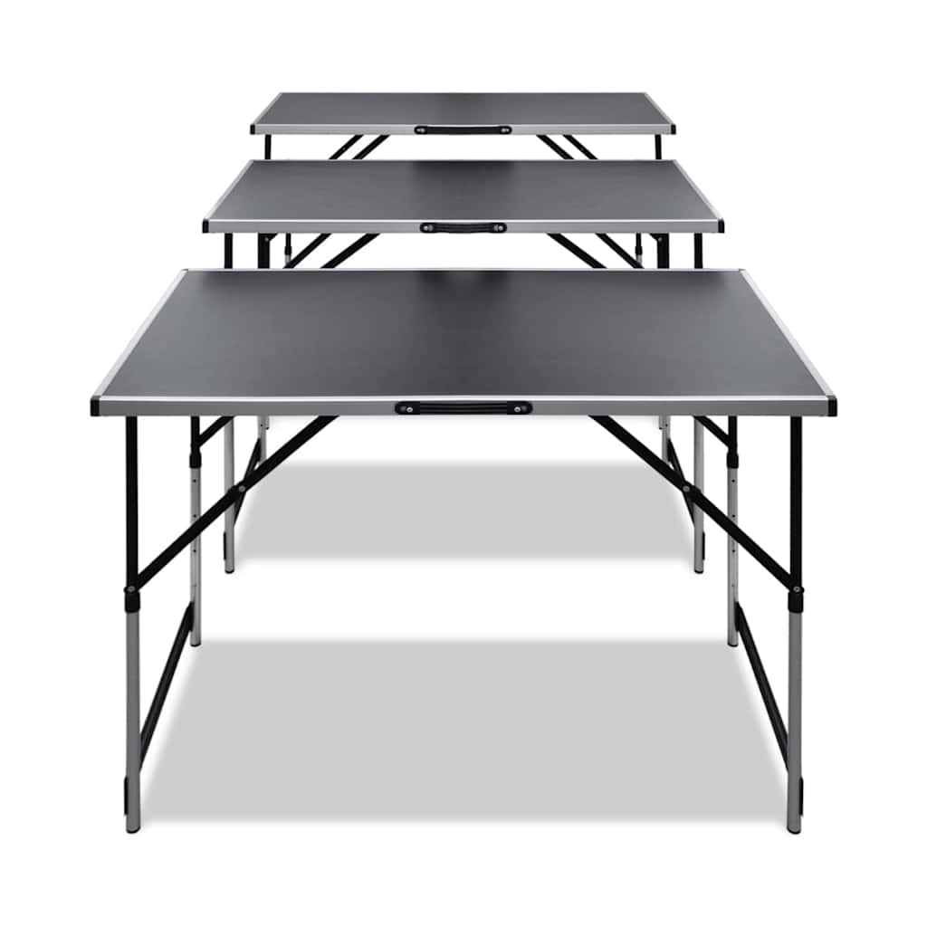 Pasting Table 3 pcs Foldable Height Adjustable