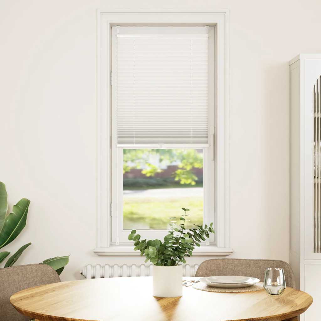 Plisse Blind 40x100cm White Pleated Blind