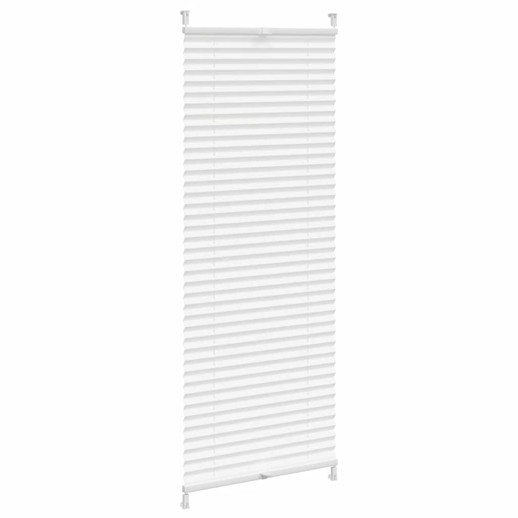 Plisse Blind 40x150cm White Pleated Blind