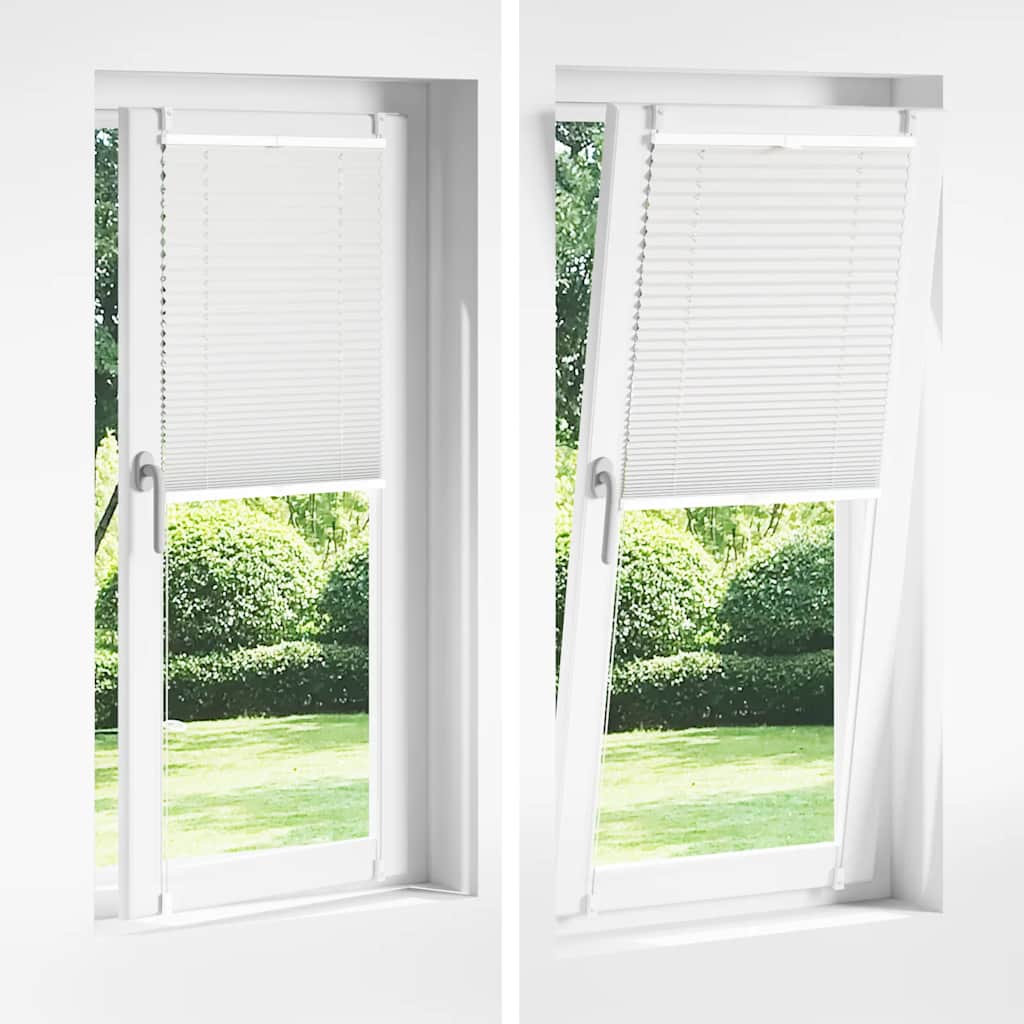 Plisse Blind 40x150cm White Pleated Blind