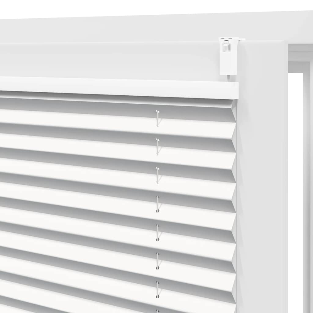 Plisse Blind 40x200cm White Pleated Blind