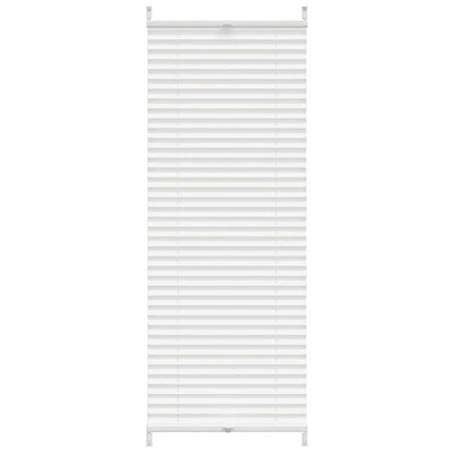 Plisse Blind 50x125cm White Pleated Blind