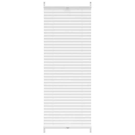 Plisse Blind 60x125cm White Pleated Blind