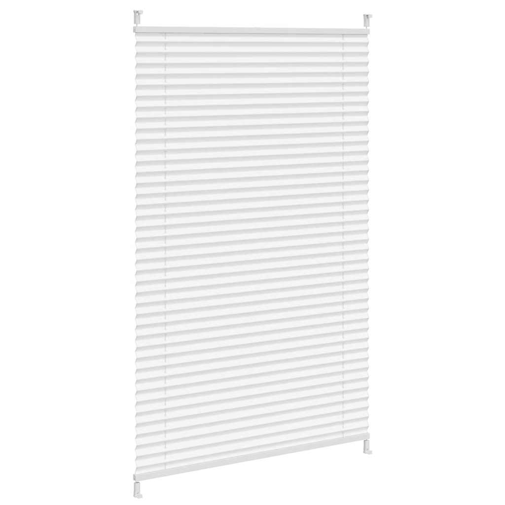Plisse Blind 80x150cm White Pleated Blind